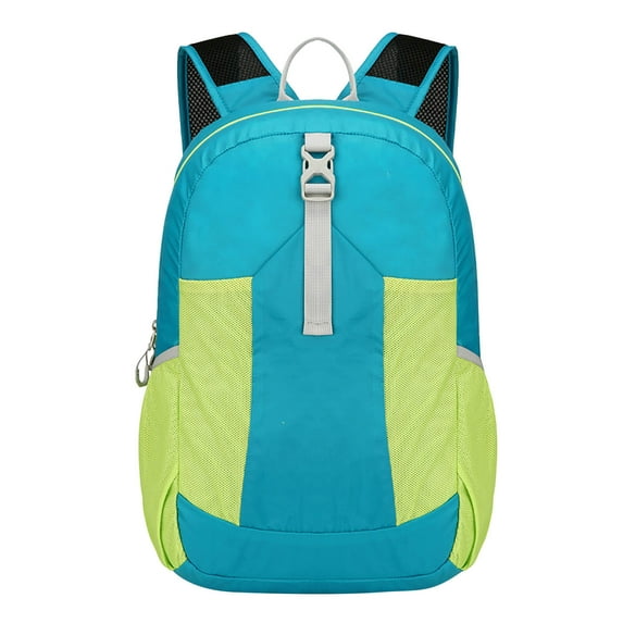Gallickan Foldable Waterproof Backpack, Lightweight Outdoor Pack for Biking Hiking, Compact with Multiple Pockets, Great for Travel and Daily Commute, Sky Blue