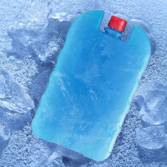 Gallickan Freezer Ice Blocks, Reusable Cooling Blocks for Thermal Bags, Long Lasting Ice Packs for Picnics Travel and Personal Air Chilling Applications, B