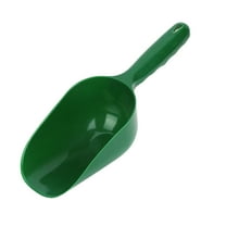 Gallickan Garden Shovel, Plastic Soil Scoop Large Capacity Planting Loose Dirt Pet Food Tool, Green
