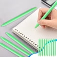 thumbnail image 1 of Gallickan Gel Pens, 10-Pack Black Retractable Ink Pens, 0.5mm Fine Point Smooth Writing, Large Capacity 1ml for Office, , Note Taking, Green, 1 of 6