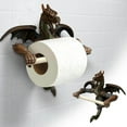 thumbnail image 1 of Gallickan Halloween Decoration Toilet Paper Holder, Dragon Resin Statue for Toilet Paper Storage for Indoor Halloween Decor, Home Party Supplies, Bathroom Accessories, 1 of 8