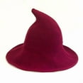 thumbnail image 1 of Gallickan Halloween Hat Accessory, Foldable Witch-hat for Summer Outdoor Gatherings, Wizard Themed Party Decor Fun Wearable Item, Hot Pink, 1 of 6