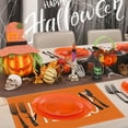 thumbnail image 1 of Gallickan Halloween Placemats, Set of 4 Printed Polyester Table Mats, Thanksgiving Fall Insulation Pads for Dining, Holiday Party Table Decor, B, 1 of 6