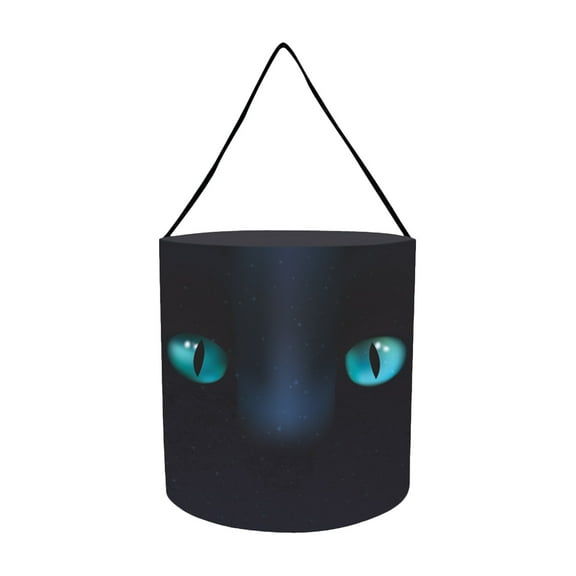 Gallickan Halloween Pumpkin Bucket, Halloween Candy Bags, Trick-or-Treat Tote Bags Party Bags for Kids, Reusable Bucket, Halloween Candy Container, E