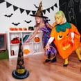 thumbnail image 1 of Gallickan Halloween Rings-Toss Game Set, Inflatable Witch Hat with 2 Ring, Halloween Party Porp, Festive Fun Home Celebration Item, Orange, 1 of 6