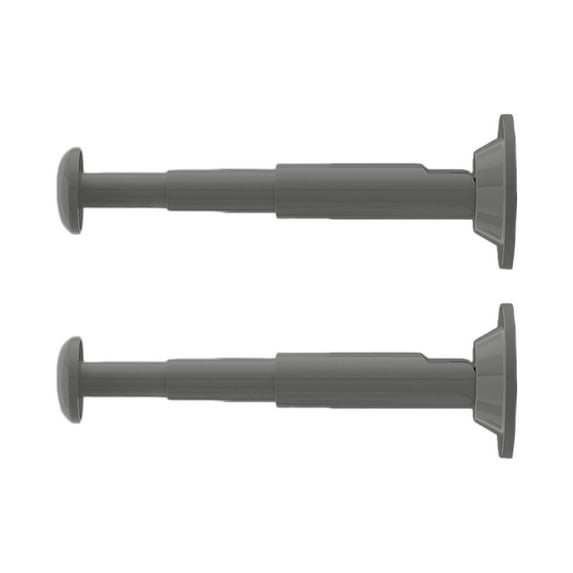 Gallickan Hanger Organizer Rack, 2-Pack Extendable Clothes Stacker for Laundry Space Saving Storage Holder, Black