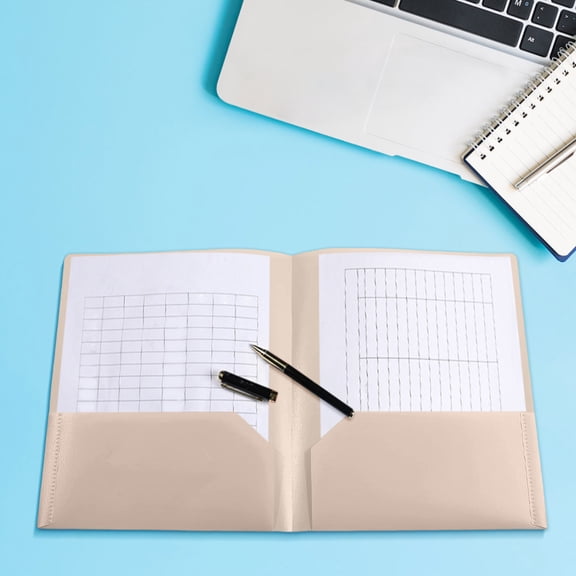 Gallickan Heavy Duty Pocket Folders, Letter Size Plastic Document Holders, Expanding File Organizer with Multiple Pockets, for Office Paper Storage and Filing, F