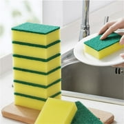 Gallickan Heavy Duty Scrub Sponges, Sponges for Dish, Kitchen Sponges for Non-Coated Cookware, Washing Bowl, Pot, and Sink, Yellow