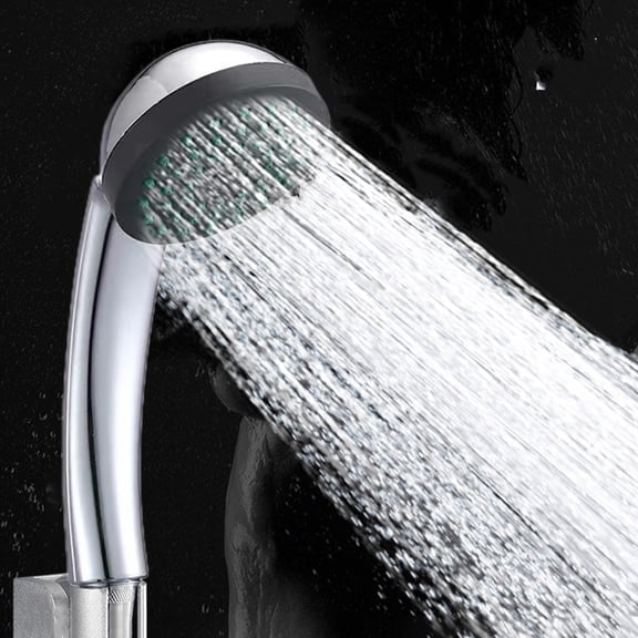 Gallickan High Pressure Shower Head, Polished Chromium Handheld with Built-In Power Wash Non-Clogging Nozzles, 2-in-1, Green, 1pc