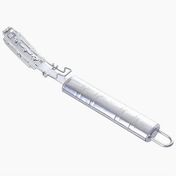 Gallickan Hog Dehairing Tool, Stainless Steel Scraper for Removing Pig Hair Surface, Metal Blade Implement for Meat Processing Kitchen Efficiency, Silvery