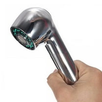 Gallickan Kitchen Replacement Sprayer, Pull Out Spray Head for Kitchen Sink Pull-Down Faucet 1/2 inch Straight Thread, High Pressure Water Flow for Easy Dish Washing or Cleaning, Silver