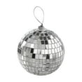 thumbnail image 1 of Gallickan Large Disco Ball, 16inch Silver Hanging Mirror Ball, Reflective Party Decor, for Christmas Dance Wedding Festival Events, Silver, 1 of 6
