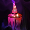 thumbnail image 1 of Gallickan Lighted Halloween Hat, 2Pcs LED Halloween Witch Hat, Halloween Decorations for Outdoor Witch Party Carnival Supplies for Party Decor, Red, 1 of 6