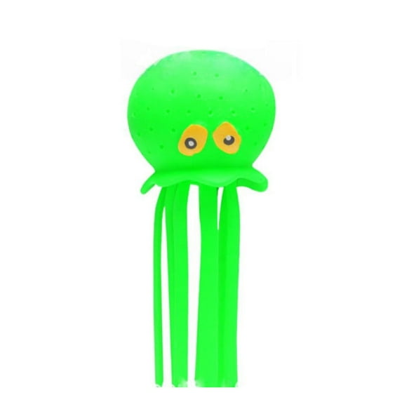 Gallickan Octopus Water Balls, Rubber Kids Bath Toys, Sensory Stress-Relief Pool Floating Toys for Kids, Bath Toys for Kids Ages 1-3 4-8, Green