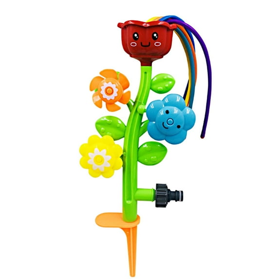 Gallickan Outdoor Sunflower Water Spray Toy, Kids Sprinkler Summer Outside Toys Backyard Games, Attaches to Garden Hose, Great for 3 4 5 6 7 8 Year Old Boys Girls