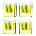 thumbnail image 1 of Gallickan Pencil Sharpener, Transparent Tool, 4 Pack Set, Ergonomic Design For Office, Home, Classroom, Yellow, 1 of 4