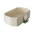 thumbnail image 1 of Gallickan Pet Bathtub, Foldable Extra Large 30 Inch Dog Tub Wash Basin Support Legs Bathing Laundry Portable, White, 1 of 6