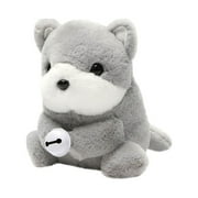 Gallickan Pull String Plush Bear, Wind-up Clockwork Animal Wagging Tail Rotating Interactive Toys Pullback Stuffed Animal Gifts for Baby Kids, Bear