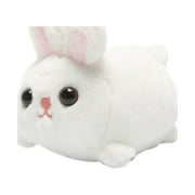 Gallickan Pull String Plush Bunny, Wind-up Clockwork Animal Wagging Tail Rotating Interactive Toys Pullback Stuffed Animal Gifts for Baby Kids, Bunny