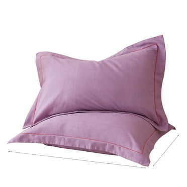 Gallickan Queen Size Pillow Cases Set of 2, Lightweight Super Soft Easy Care Microfiber Cotton Pillow Case, Pack of 2, 20" x 30", Pillows Not Included, Purple