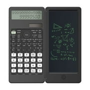 Gallickan Scientific Calculators for Students, 10-Digit Large Screen, Calculator with Notepad, Classroom for Middle High School Supplies, Back to School, Black