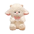 thumbnail image 1 of Gallickan Sheep Plush Toy, 10" Realistic Stuffed Animal Sheep, Soft Fluffy Lamb Plushie, Cute Farm Animal Decor for Birthday, Holiday Gift, White, 1 of 8