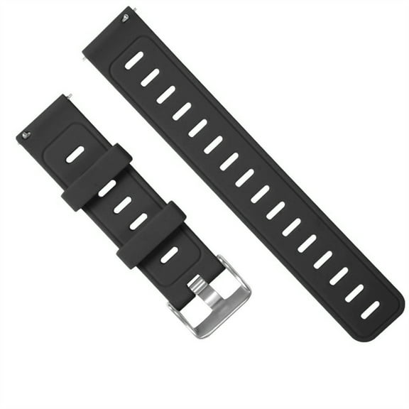 Gallickan Silicone Watch Bands, Soft Rubber Replacement Straps, Quick Release Waterproof Watch Straps, Men's Sport Watch Strap, Gift for him, Black