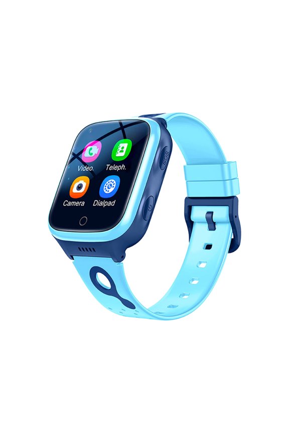 Smart Watch for Kids, 1.4" HD Screen 4G Network Smart Watch with Video Call,Photo,GPS Tracker,Emergency call, IP67 Waterproof Smart Watch for Kids, Blue