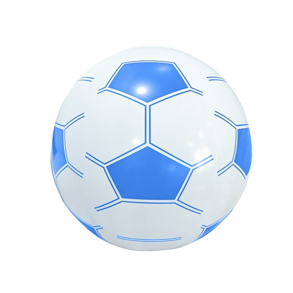 Gallickan Soccer Ball, Inflatable Sports Beach Football 18 Inch, Pool Lake Water Play Recreational Toy Gift for Kids, Blue