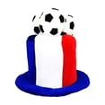 thumbnail image 1 of Gallickan Soccer High Hat Cap, Breathable Fabric Novelty Hat for Soccer Fans, Blue, 1 of 7