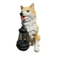 thumbnail image 1 of Gallickan Solar Hanging Light, Realistic Puppy Dog Outdoor Lantern Decor, Garden Patio Hanging Ornament with Sensor, Yellow, 1 of 6