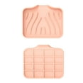 thumbnail image 1 of Gallickan Sponge Holder for Kitchen Sink, 2 Pack Mat for Kitchen Sink, Dish Soap Sponge Holder for Kitchen Organizers and Storage, Drying Mat for Kitchen, Pink, 1 of 4