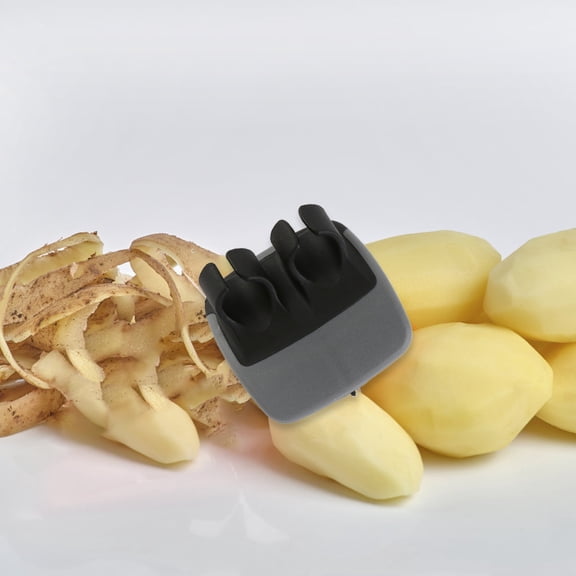 Gallickan Stainless Steel Finger Gourd Fruit Peeler, Palm Vegetable Slicer with Ergonomic Rubber Grip, Kitchen Gadget, Style 3