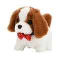 thumbnail image 1 of Gallickan Toy Dog for Kids, Interactive Plush Stuffed Toys Dog that Walk and Bark, Electronic Puppy Pet Toys, Gifts for Girls 3-5 5-7 6-8 8-12, Brown, 1 of 3
