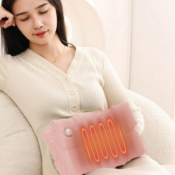 Gallickan USB Hand Warmer, Anhydrous Low Pressure Graphene Heating Bag, Portable Warmer for Hands, Electric Heat for Outdoor Use, Requires Power Bank for Operation, Pink