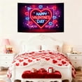 thumbnail image 1 of Gallickan Valentine's Day Wall Hanging, 71 x 45 Inch Big Fabric Tapestry, Room Decor Bedroom Decor, Holiday Themed Wall Covering for Home Decoration and Gifts, C, 1 of 6