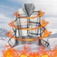 thumbnail image 1 of Gallickan Wearable Blanket, Fleece Shawl Wrap, Plaid Throws for Adults, 40x55 Inch, for Bed, Travel, and Camping, 1 of 5