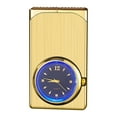 thumbnail image 1 of Gallickan Windproof Lighter, Metal Double Flame with Quartz Dial, LED Light Adjustable for Candle Fireplace Grill Camping Ignition, D, 1 of 7