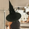 thumbnail image 1 of Gallickan Witch Hats for Woman Girls, Halloween Spider Witches Hats, Girls Witch Hats, Halloween Decorations for Outdoor Party Accessories, Black, 1 of 5