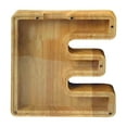 Gallickan Wooden Piggy Bank for Boys Girls Kids, Letter Piggy Bank