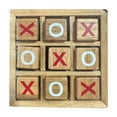 thumbnail image 1 of Gallickan Wooden Tic-Tac-Toe Game, Family Indoor Tabletop Game, Traditional Wood Board Game, Fun for Parties and Gatherings, for Home Recreation and Entertainment, Red, 1 of 6