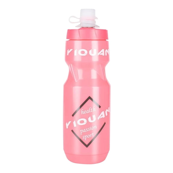 Gallickan710ml Bicycle Sports Water Bottle with Dust Cover, PP Plastic Squeeze Bottle for Bike Riding