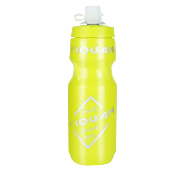 Gallickan710ml Bicycle Sports Water Bottle with Dust Cover, PP Plastic Squeeze Bottle for Bike Riding