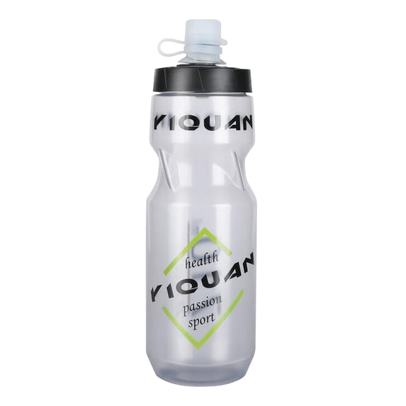 Gallickan710ml Bicycle Sports Water Bottle with Dust Cover, PP Plastic Squeeze Bottle for Bike Riding