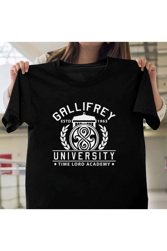 Gallifrey University Time Lord Tardis Dr Who Unisex T-Shirt Y3042, Up to Size 5XL