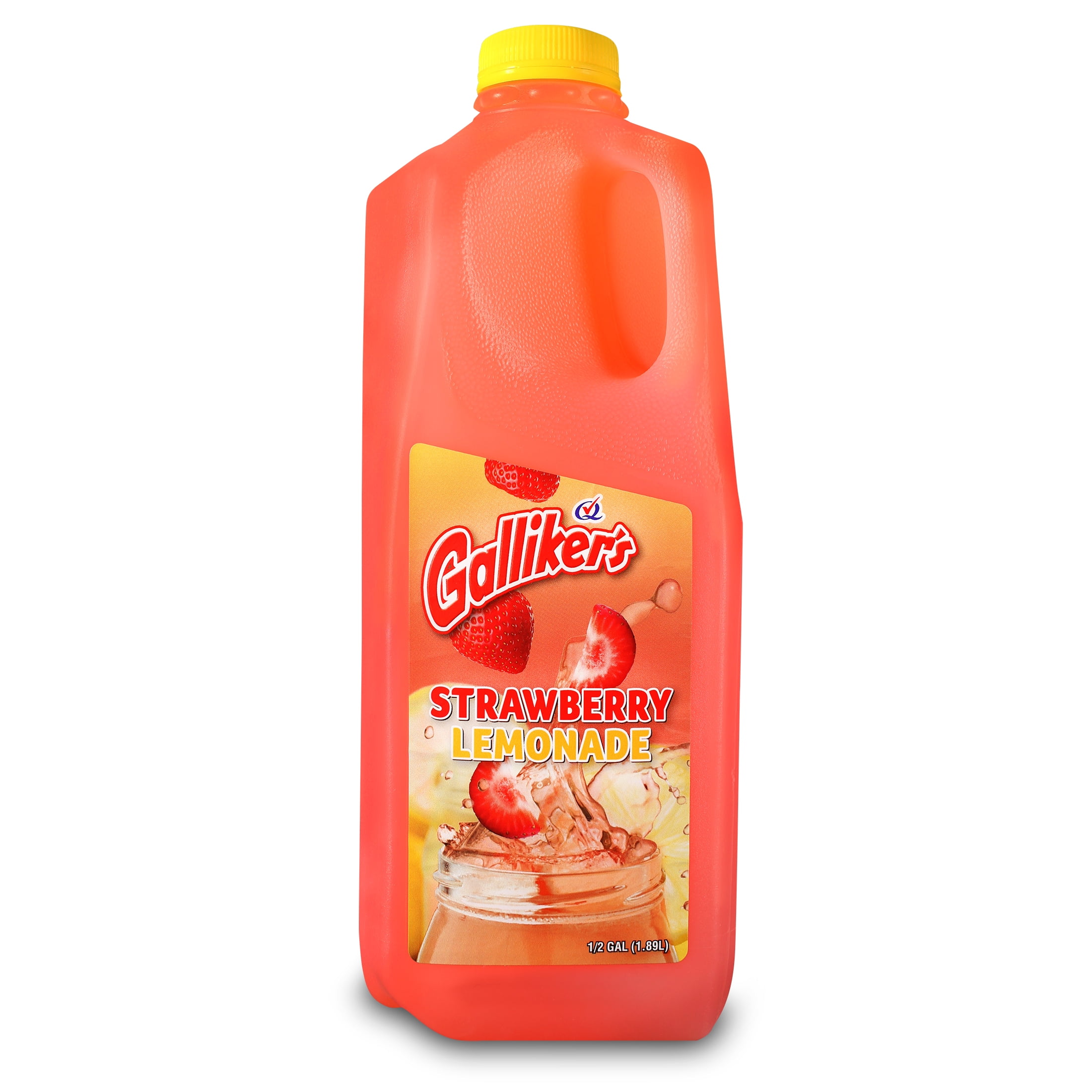 Galliker's Strawberry Lemonade Drink, Half Gallon, 64 oz, Plastic Jug