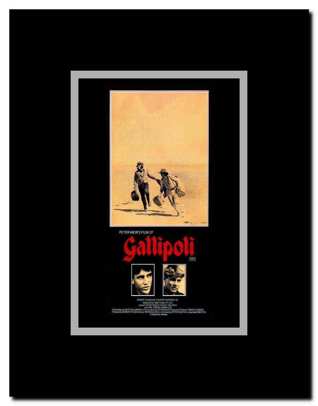 Gallipoli Framed Movie Poster