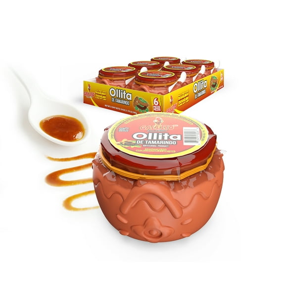 GallitoMex Ollitas sabor Tamarindo (6pz)