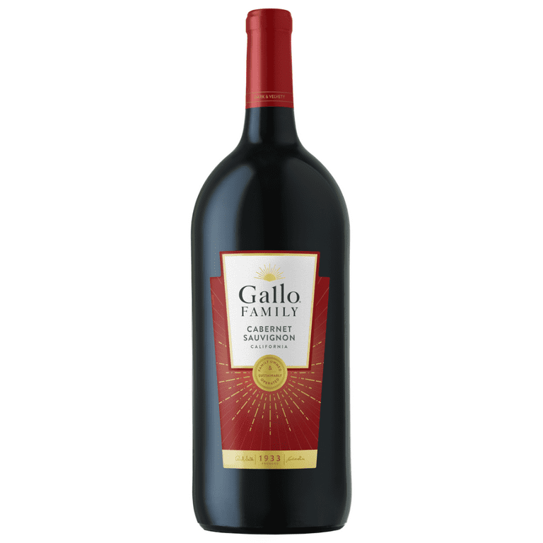 Gallo Family Vineyards Cabernet Sauvignon Red Wine, California, 1.5 Liter Glass  Bottle - Walmart.com