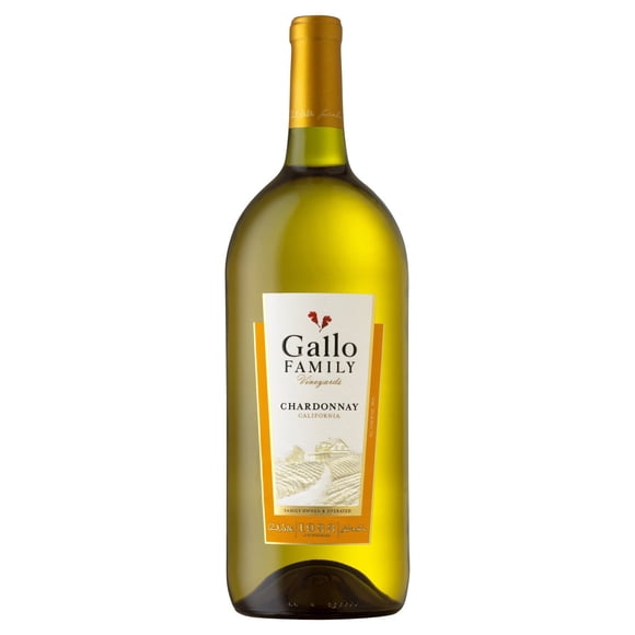 Gallo Family Vineyards Chardonnay White Wine, 1.5L Bottle
